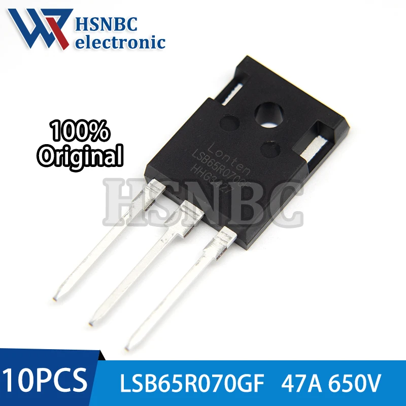 

10PCS LSB65R070GF 65R070 TO-247 47A 650V N-channel Power MOSFET Transistor 100% New Original