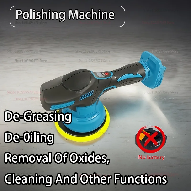 سيارة لاسلكية الملمع 8 التروس شاشة ديجيتال الكهربائية الملمع السيارات سيارة تلميع آلة الصبح لبطارية ماكيتا 18 فولت