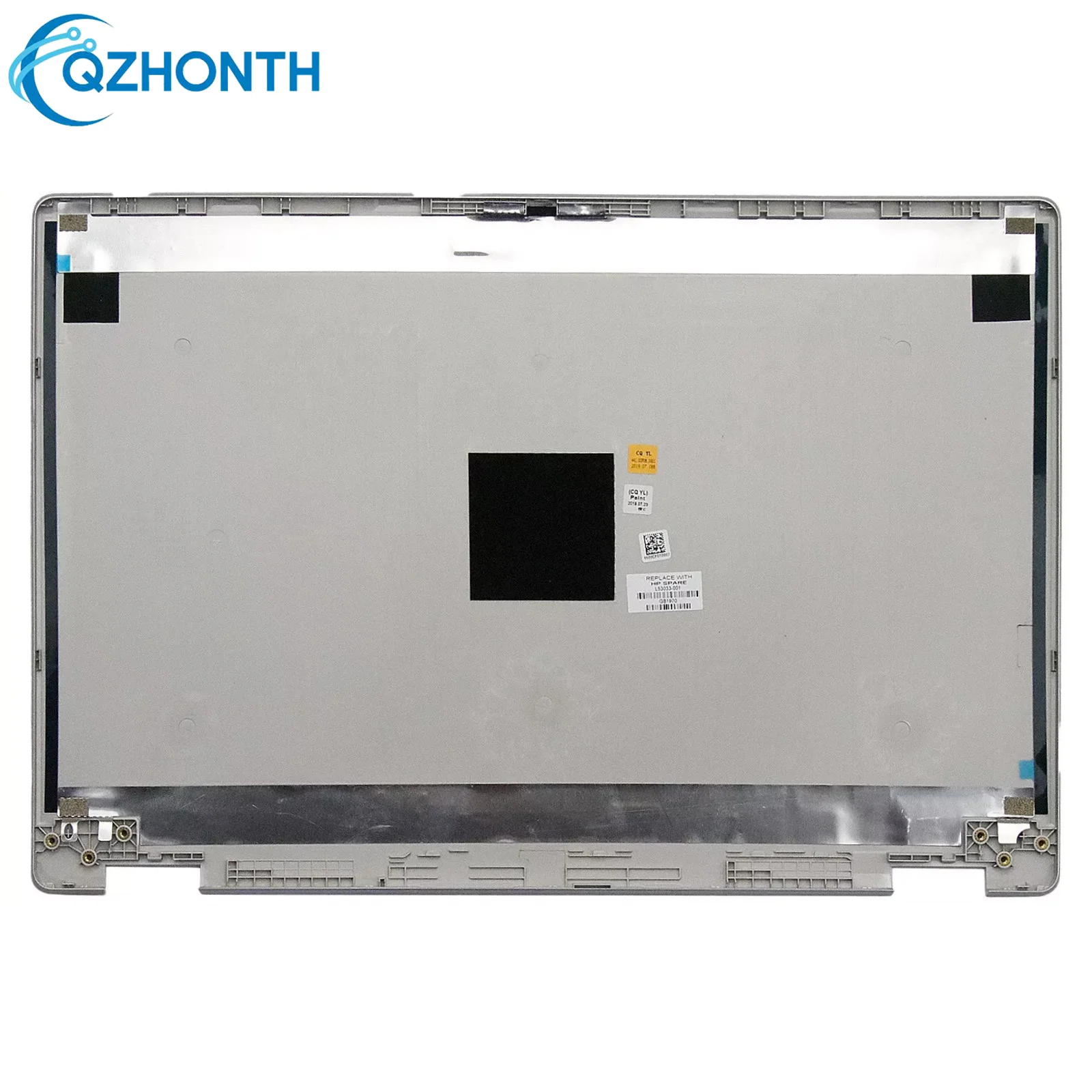 Imagem -01 - Nova Tampa Traseira Lcd para Pavilhão hp X360 15-dq 15t-dq Prata L53035001 15.6 Polegadas