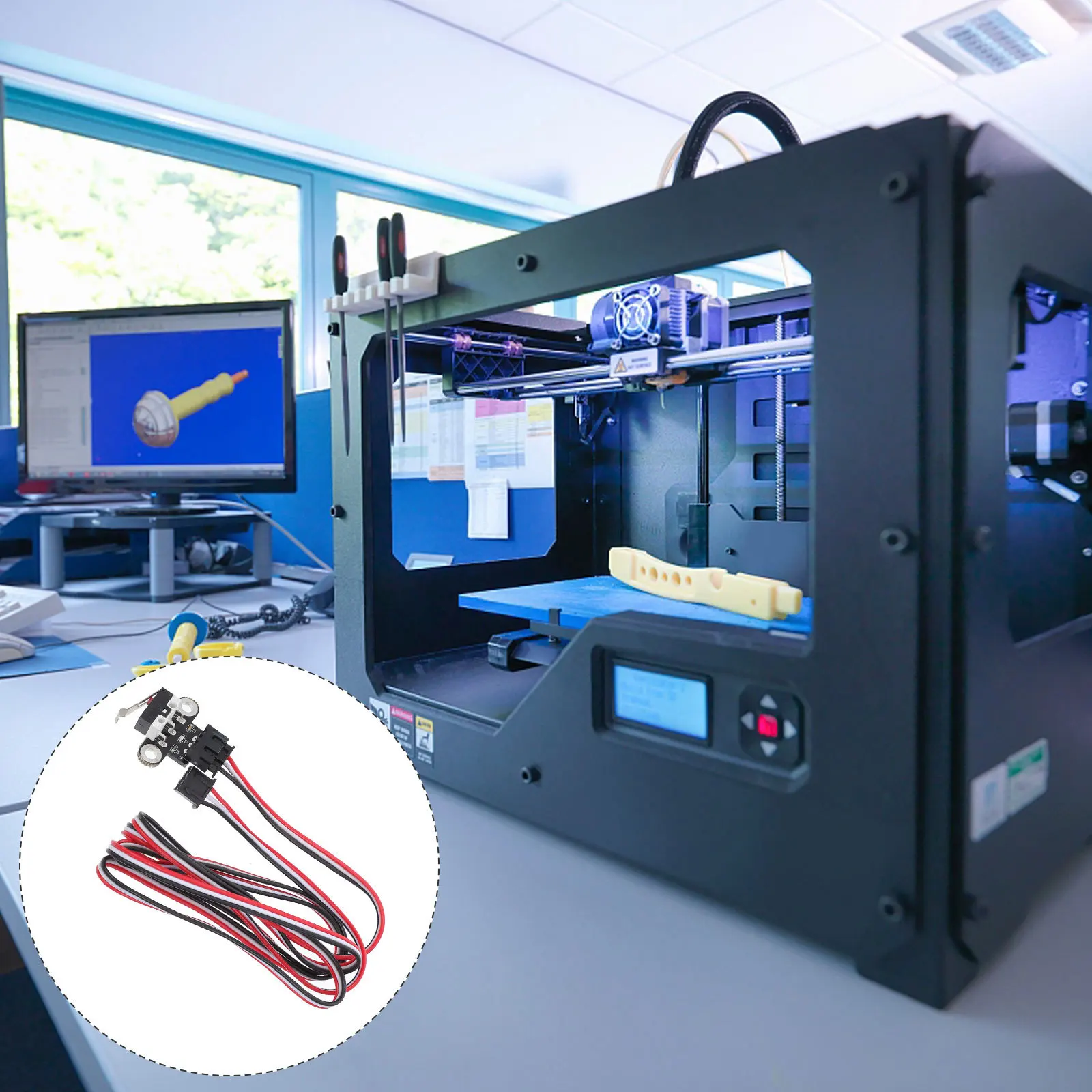 

6-комплект ограничительного механического концевого стопора, аксессуар для 3D-принтера, медный провод, реле переключения передач, высокая точность, длительный срок службы концевых выключателей 3D-принтера