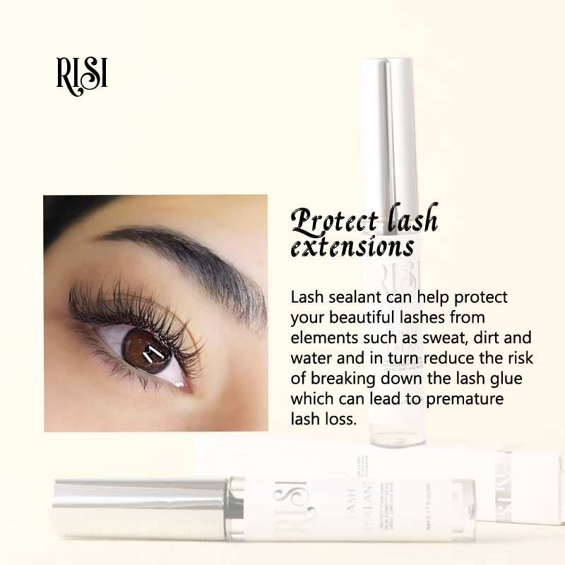 Free RISI Eyelash Coating Sealant After Care Lash Sealant Mascara Eyelash Extension Supplies Lash Sealant Eyelash Extensions