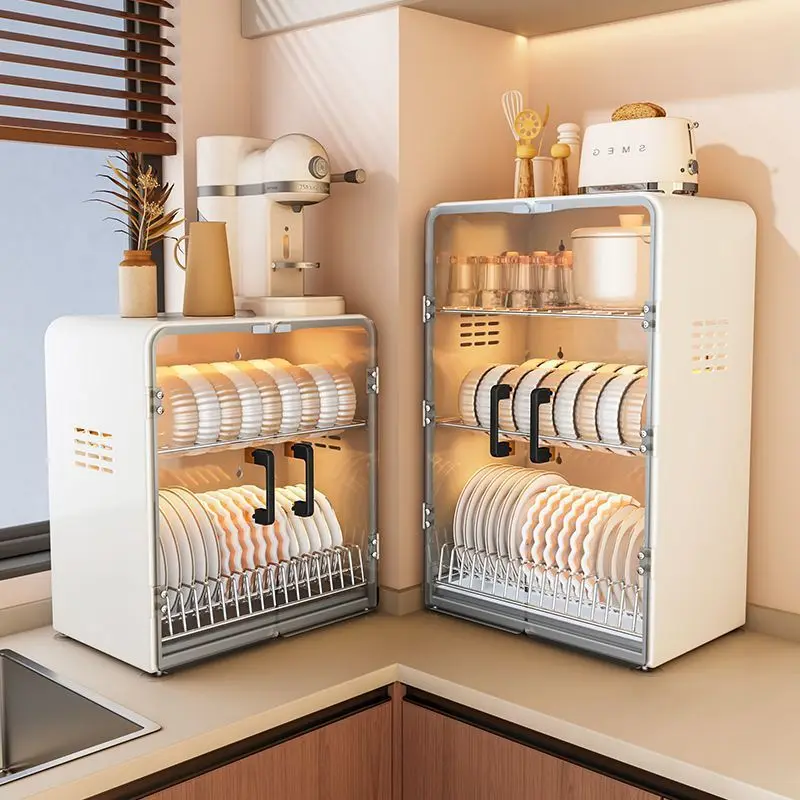 Kitchen rack, countertop multi-function bowl rack, drain cupboard