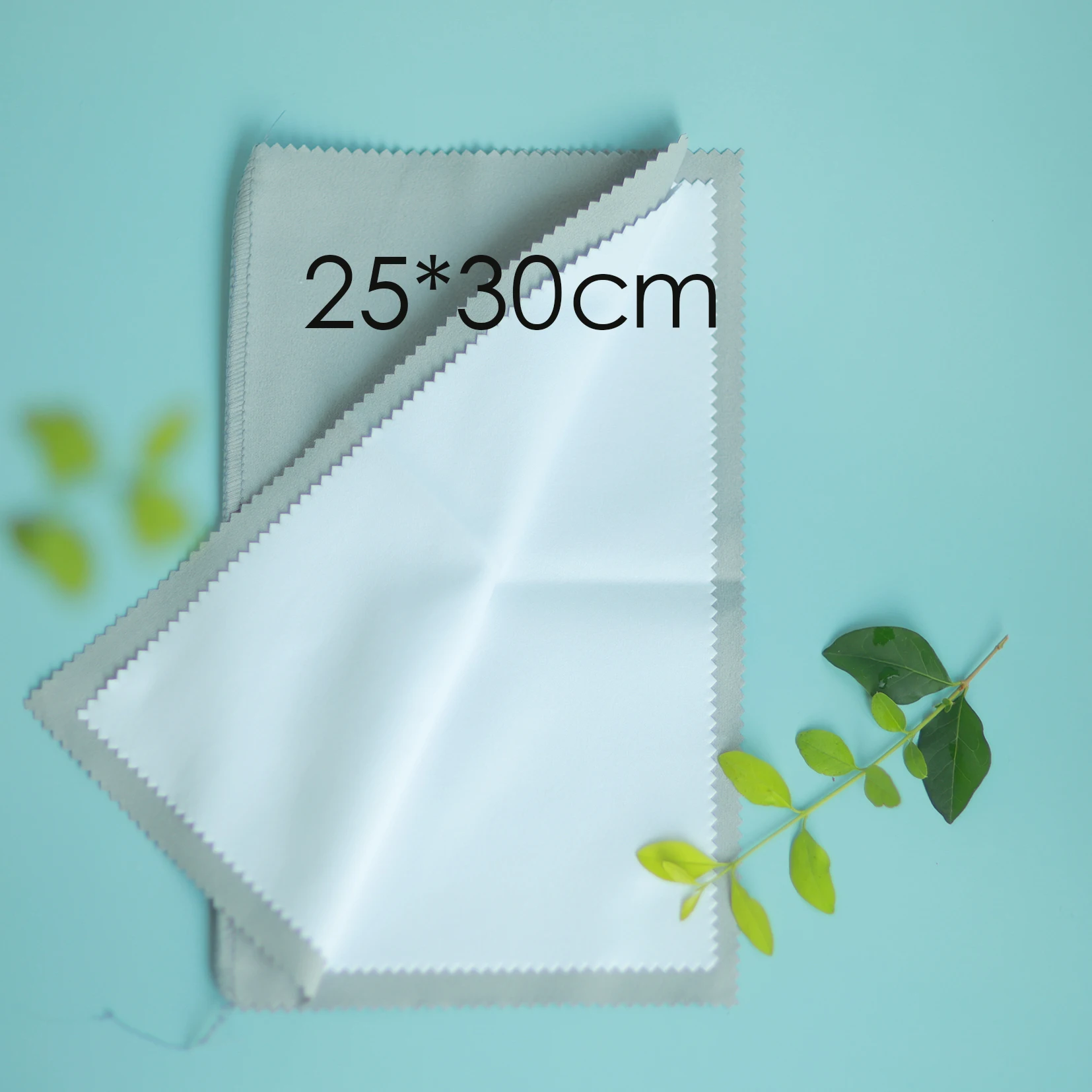 1 متعدد الطبقات كبيرة الفضة مسح القماش 30*32 سنتيمتر الذهب والفضة والمجوهرات تلميع وكيل الغزلان الفراء تلميع #5