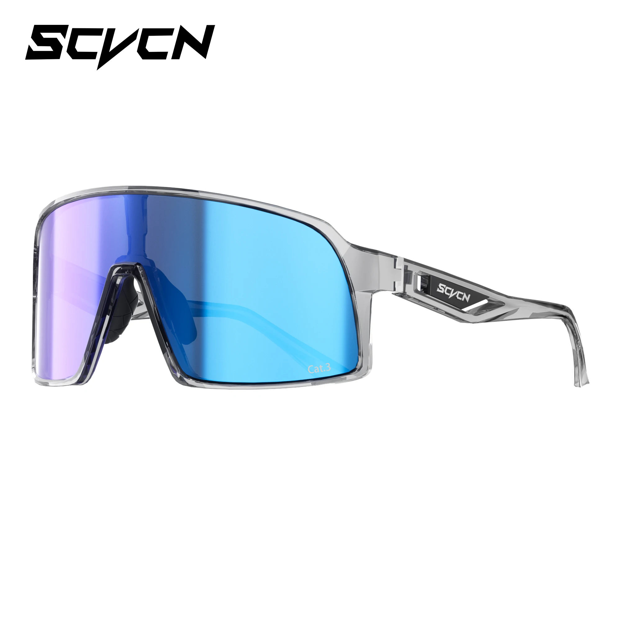 Gafas de Sol Fotocromáticas SCVCN para Ciclismo de Montaña, para Hombre y Mujer, Protección UV400, Antiviento, con Visión Clara para Ciclismo Nocturno y Golf