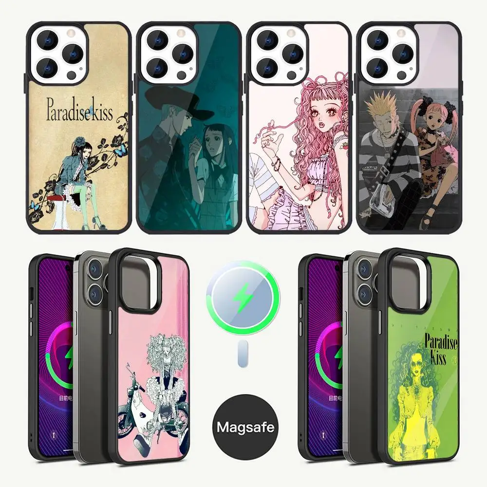 

P-Paradise Kiss Manga Phone Case For iPhone 16,15,14,13,12,11,Plus,Pro,Max Mini Magsafe Magnetic Wireless Charging