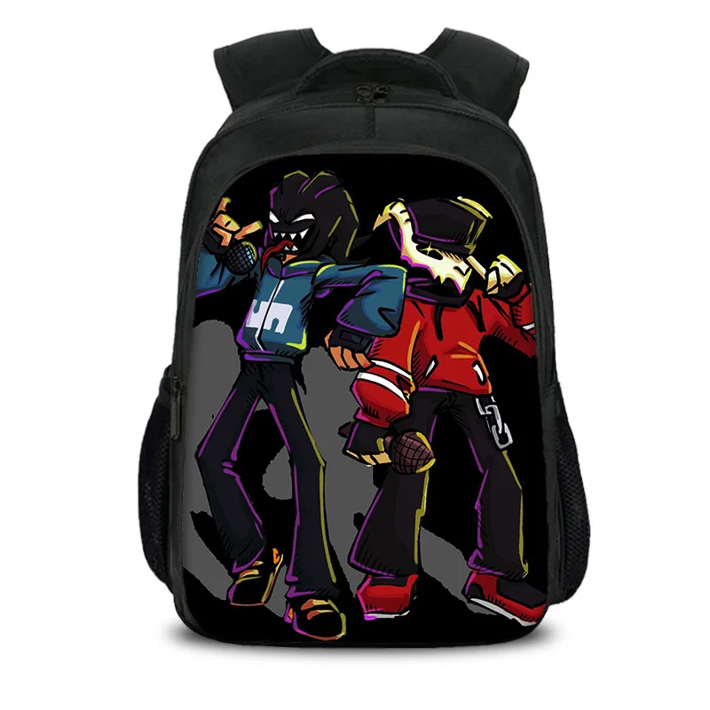 Friday Night Funkin Double layer Backpack Durable Trendy Versatile Large Capacity Cartoon School Boy and Girl Birthday Best Gift