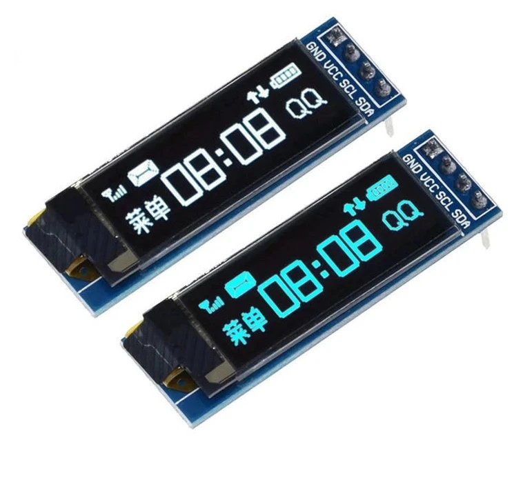 

0.91-inch OLED display module white/blue OLED 128X32 LCD LED display SSD1306 12864 0.91 IIC i2C