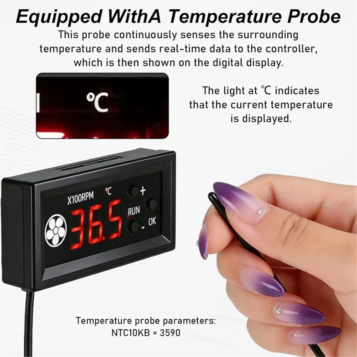 HOUSEHOLD*GOOD Set of 2 DC 12V 4-Wire Fan Speed Controllers, PWM Fan Controller 4-Pin, Fan Controller Supports 3A Fans PWM 25KHz