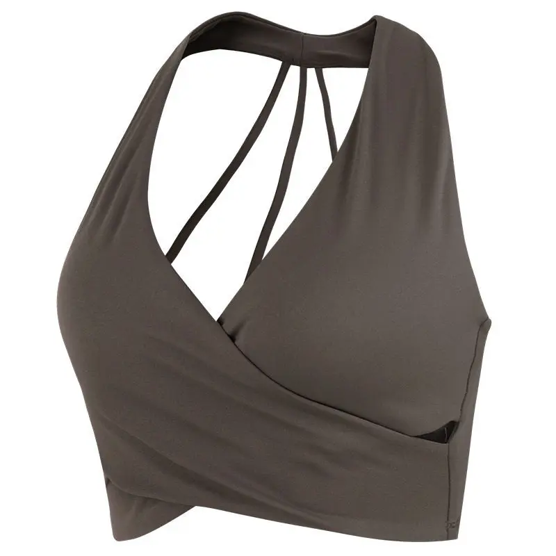Women's One-Piece Sports Vest Versatile Sexy Back Camisole for Fitness Pilates Breathable Yoga Wear