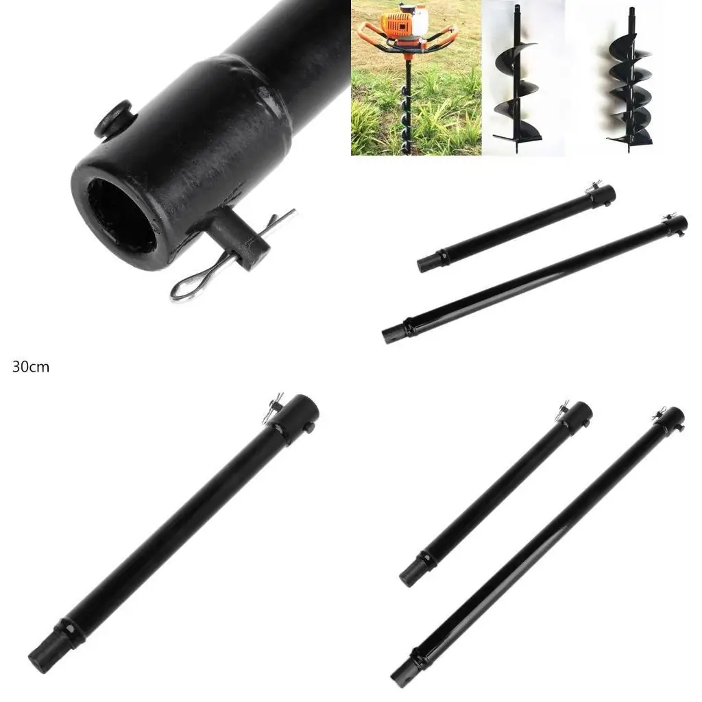 

652F 30/50cm Extension Auger Bit Extended Length Drill Bits For Hole Digger Earth Aug