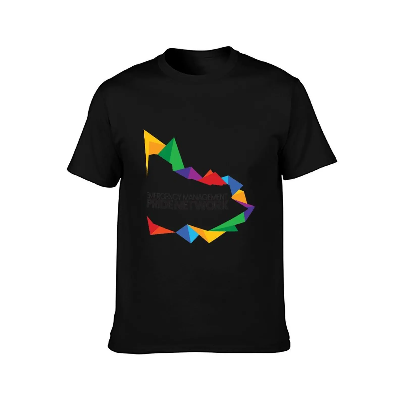 EM Pride Network Victoria (black text) T-Shirt, Summer Casual Cotton Tee, Oversized Streetwear Tops, Vintage Graphic Print