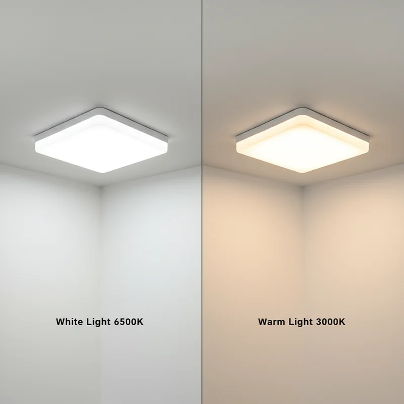 Modern LED Ceiling Lamp 18-48W Flush Mount 3000K-6000K Daylight Home Lighting for Bedroom Living Room Kitchen Hallway