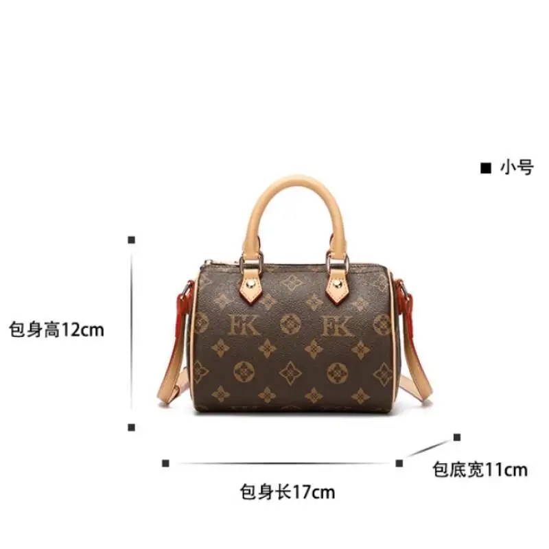 New Fashionable Leather Handbags All Matching Simple Designer Women\'s Shoulder Bags Large Capacity Casual Luxury Boston Bags