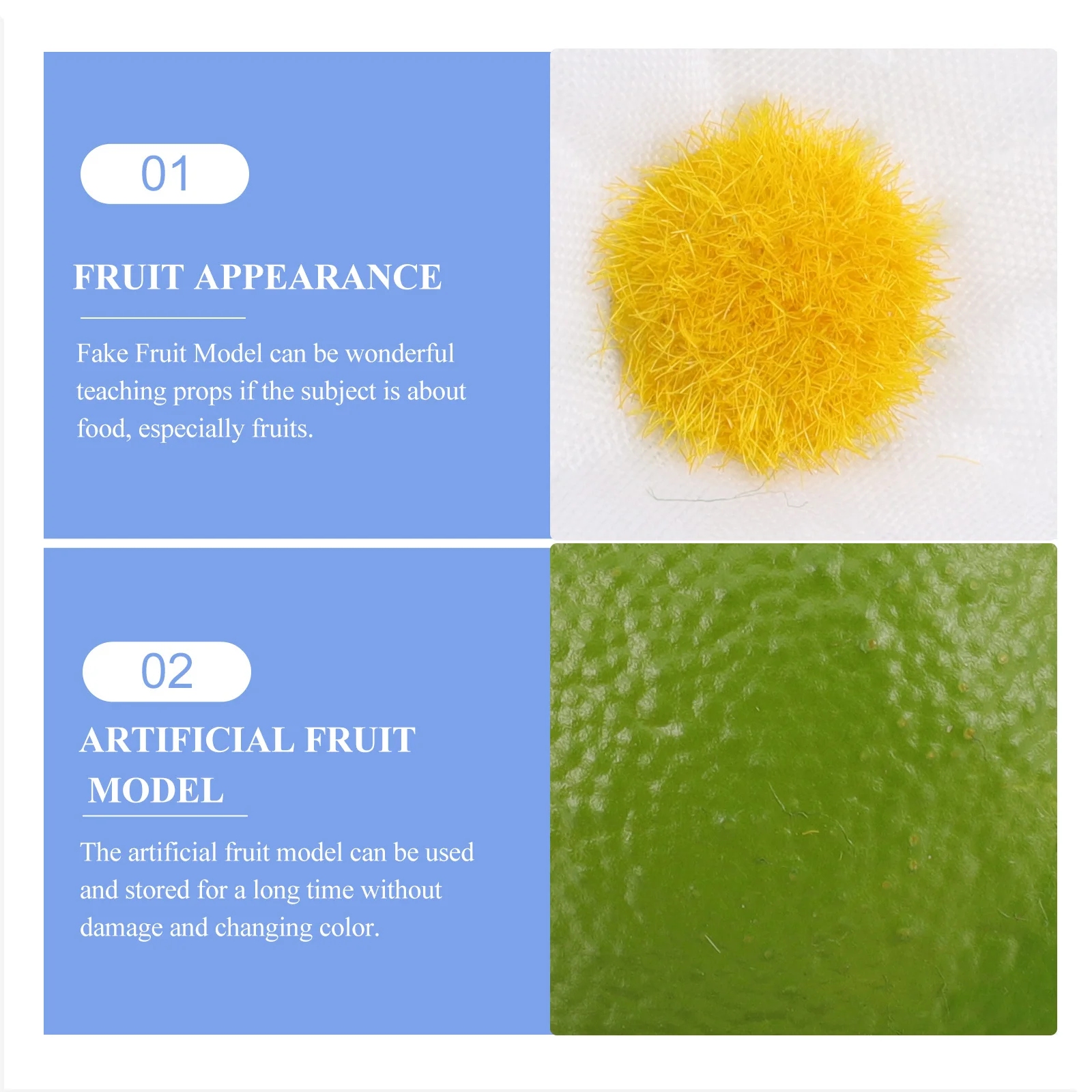 

Imitation Lemon Dining Room Table Decor Themed Artificial Fake Slices Faux Plastic Lemons for Decoration