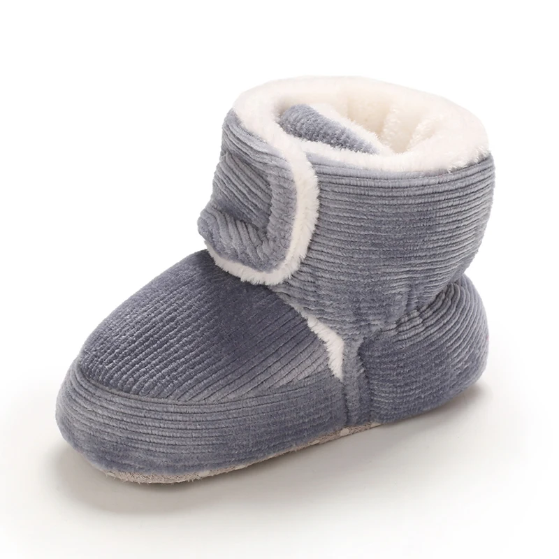 Winter Baby Baumwolle Schuhe Dicke Plüsch Schnee Stiefel Weiche Casual Wanderschuhe für 0-18 Monate Alt Bequeme Kleinkind Schuhe – Detail 27