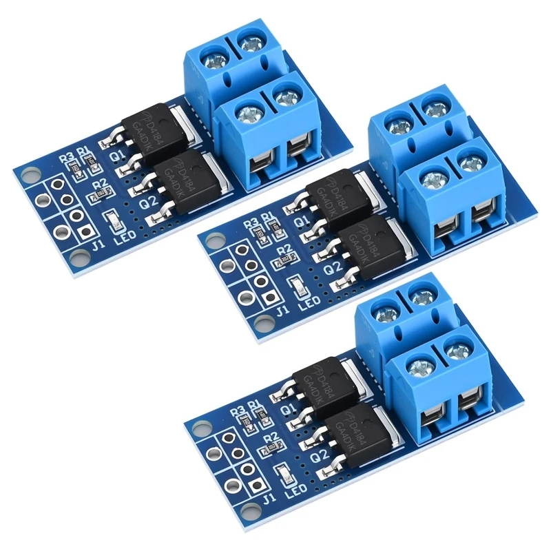 3pcs Upgrade High Power MOSFET Switch Drive Module 0-20KHz PWM Adjust DC 5V-36V 15A 400W For Motor Speed Lamp Brightness Control