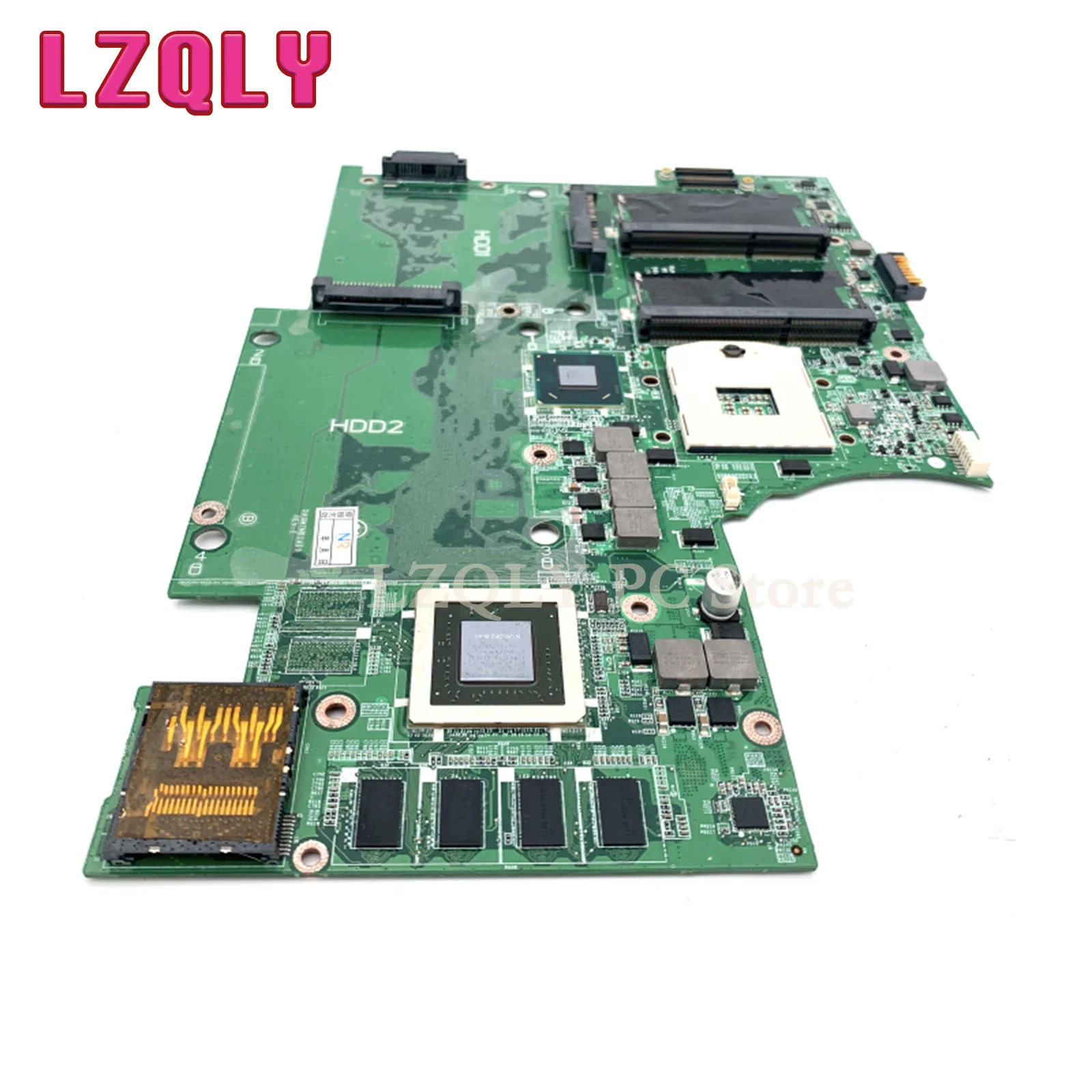 Lzqly สำหรับ Dell L702X มาเธอร์บอร์ด DAGM7MB1AE0แล็ปท็อป DAGM7MB1AE1 L701X GT555M 1GB GPU HM67ทดสอบบอร์ดหลักอย่างเต็มที่