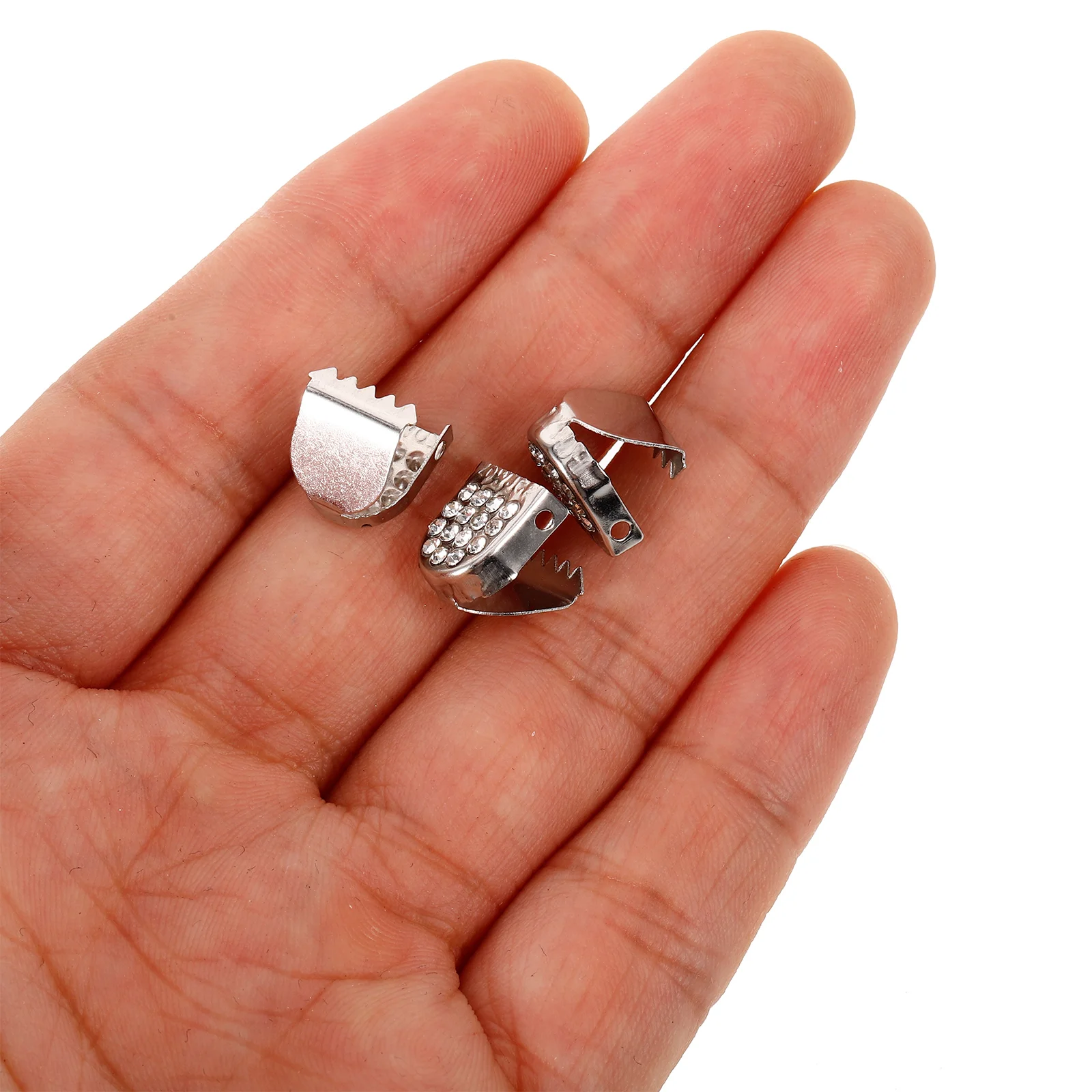 Hebilla de encaje para zapatos perezosos, Clips de extremo, cerraduras gratis, cordón de cordones, puntas de diamantes de imitación, 20 piezas