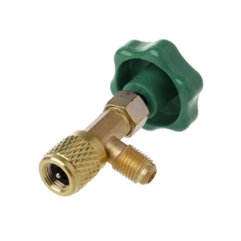 Abridor de botellas con válvula de grifo CT341, interruptor de mantenimiento de válvula de líquido de seguridad para aire acondicionado de rosca 7/16 28unf