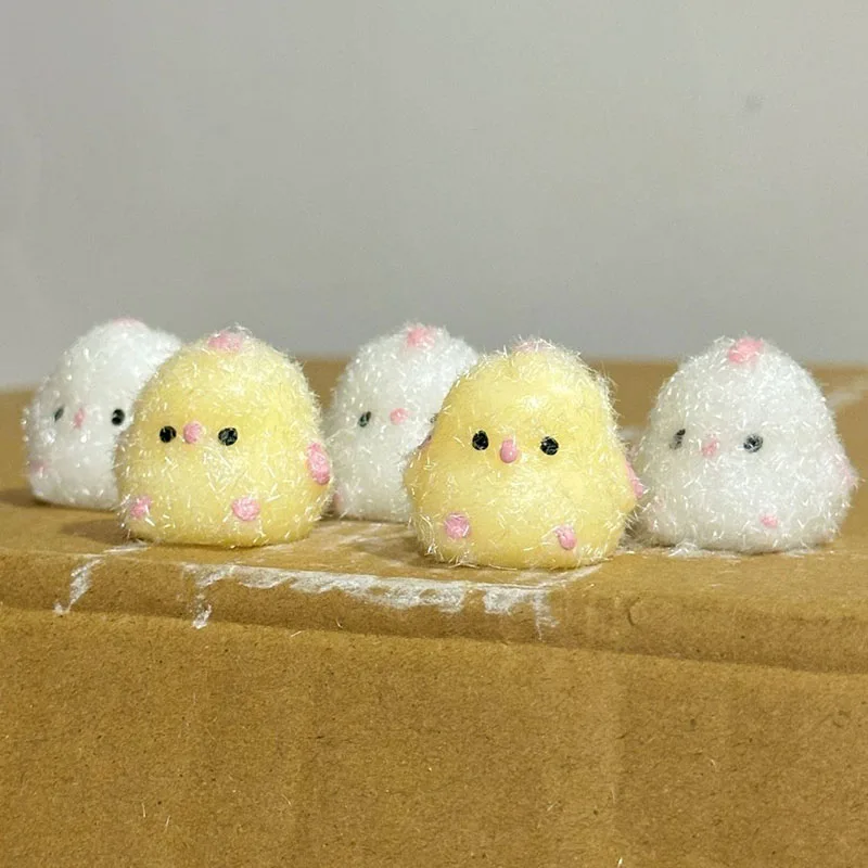 Cute Squishy Chick Toys Key Chain School Bag Pendant Women\'s Bag Accessories Keyring