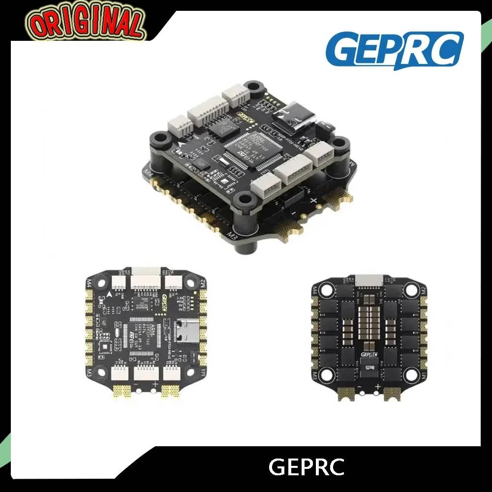 

GEPRC TAKER F722 BLS 60A V2 Полетный стек | ESC 4-в-1, 60 А, черный ящик 16 МБ — Plug-and-Play для гоночных дронов FPV
