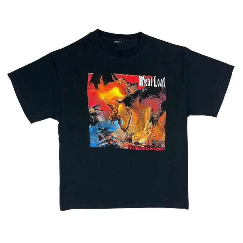 Meat Loaf 2007 Monster Is Loose Bat Out Hell III Seize Night Tour T-Shirt Large