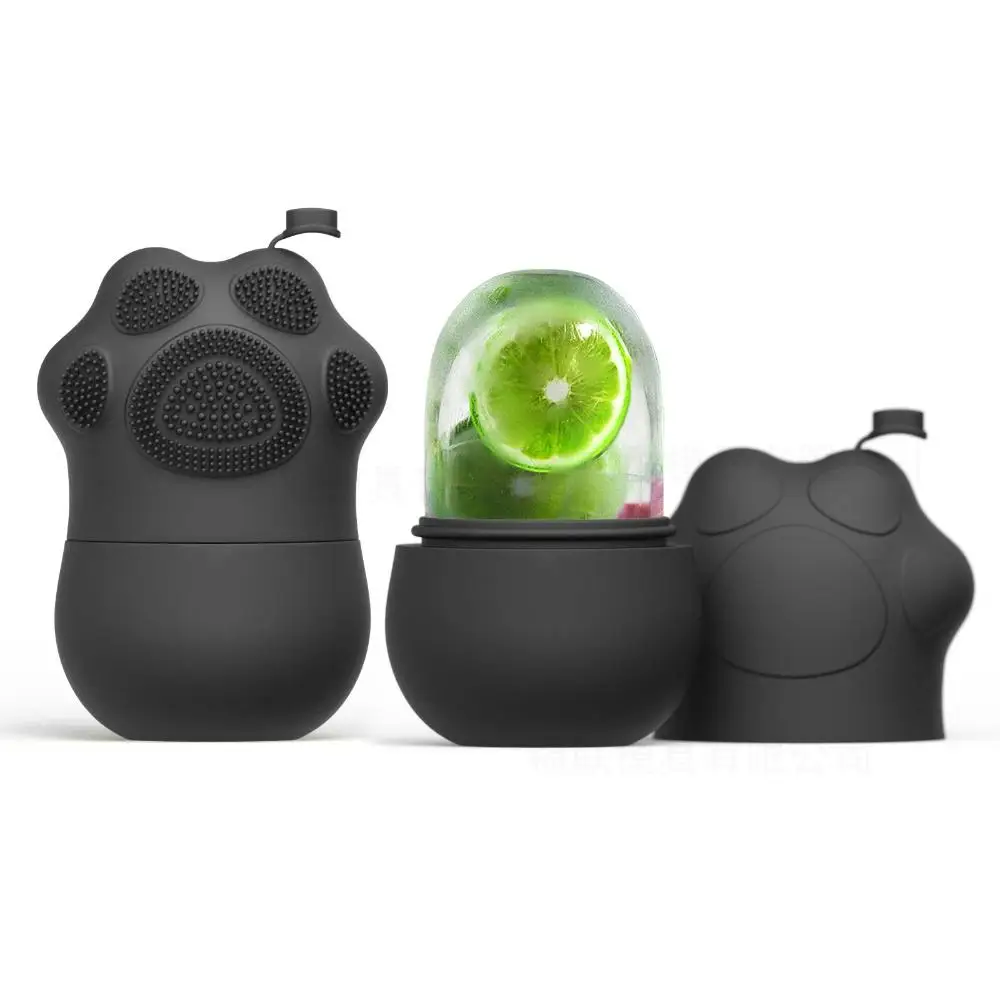 Silicone Material Silicone Ice Face Roller Ice Roller Anti-Aging Beauty Lifting Massage Ball Facial Cube Roller
