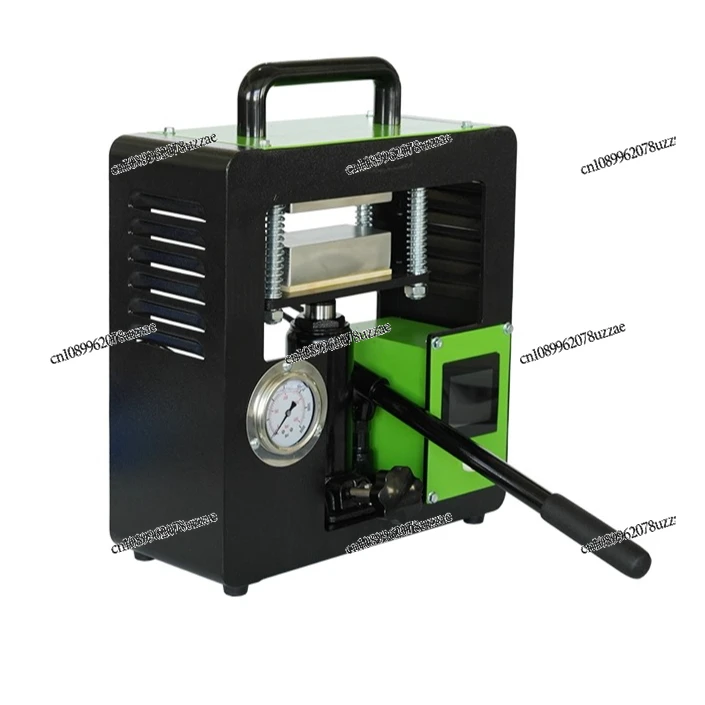 Manual Hydraulic Heat Press Machine, Laboratory Hot Press Up and Down Heating Machine, Oil Refining 8 Tons of High Pressure