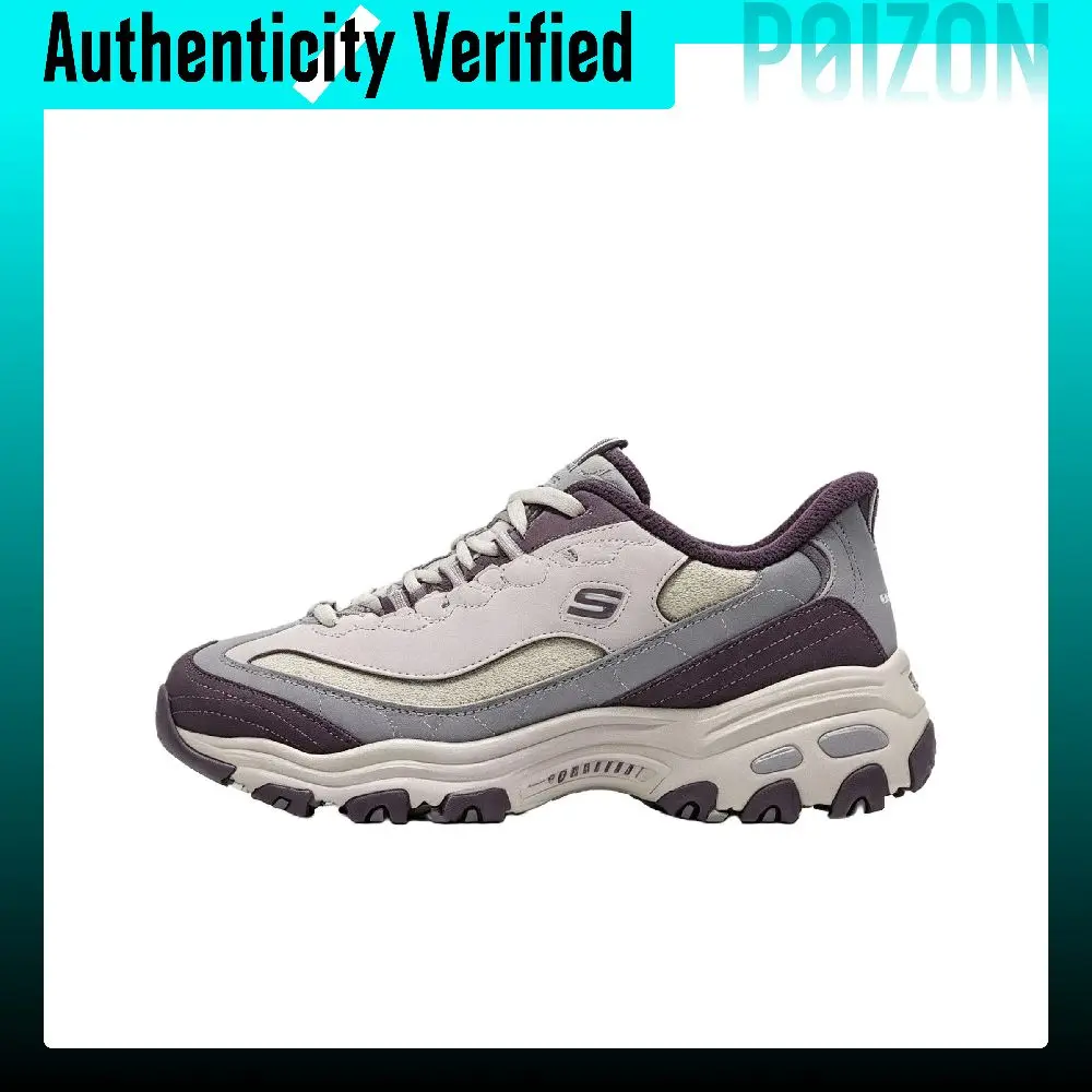 Skechers DLITES Height-Increasing Thermal Low-top Chunky Sneakers Women's Purple 150694-NTPR