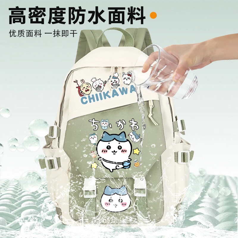 Chiikawa mochilas para adolescentes 2025 nova moda impressão grande capacidade leve mochila escolar frete grátis