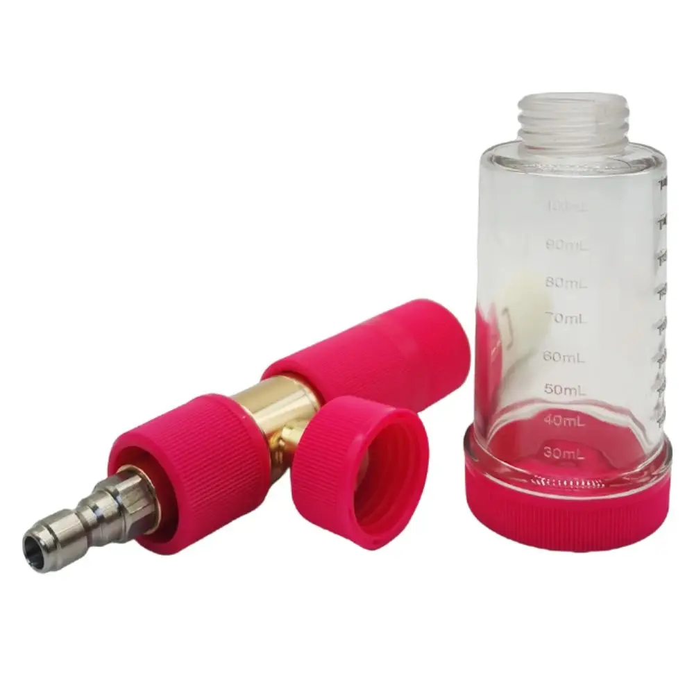 100Ml Capacity Snow Foam Foam Pot Handheld Design Multi functional Nozzle High Pressure Soap Bottle 1/4