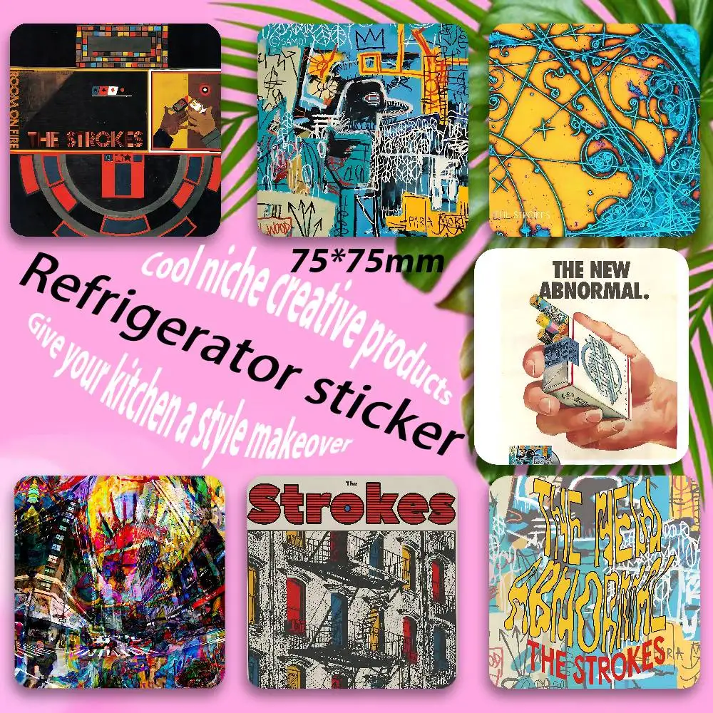 The S-Strokes The New Abnormal Fridge Magnet Personalized Magnetic Durable Plastic Square Picture Surface Fridge Magnets