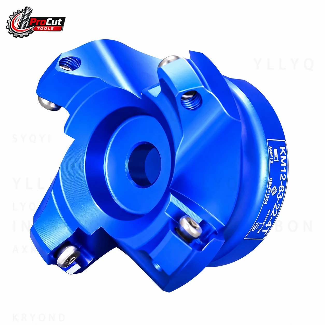 KM12 SE12 Aluminum Alloy Milling Cutter Head, Use SEHT1204 SEKT1204 Inserts, Match FMB22 FMB27 FMB Tool Holder