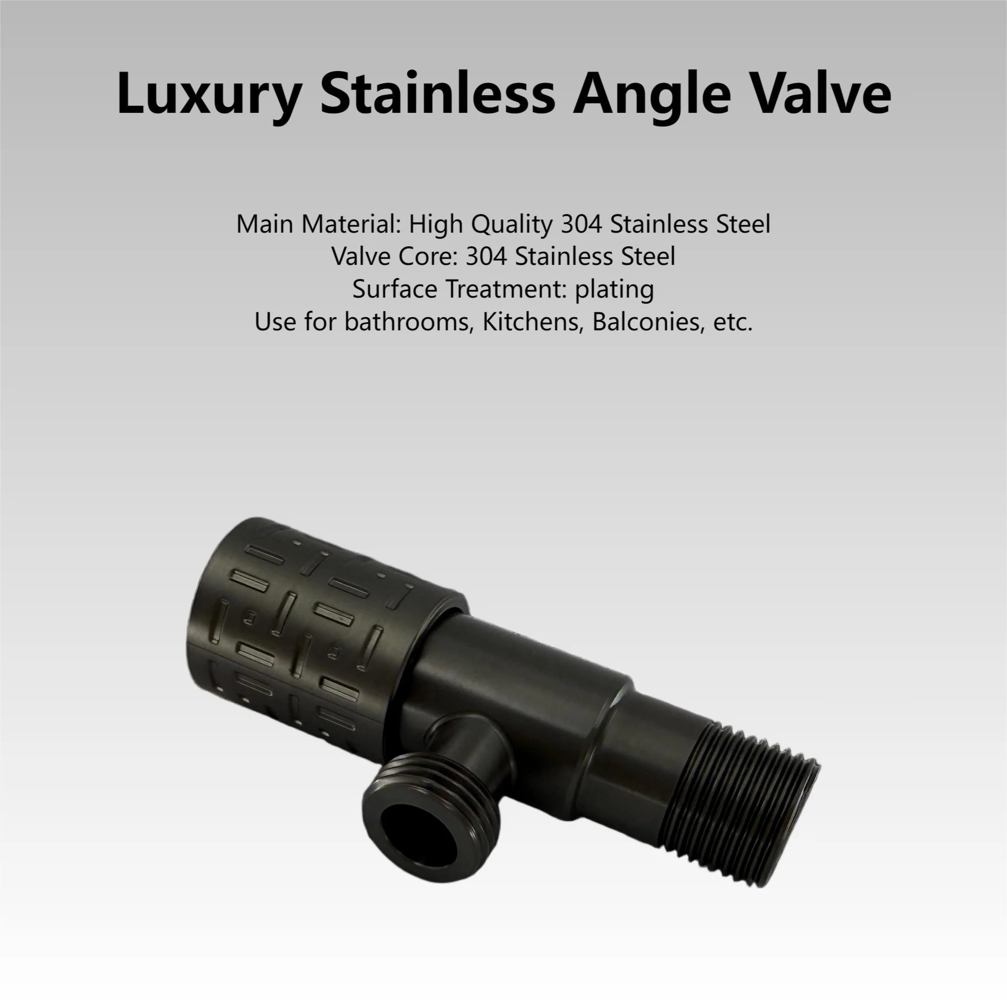 

Роскошный впускной клапан из нержавеющей стали для горячей и холодной воды, наполнительный клапан для унитаза, раковина, водонагреватель, кран для кухни, аксессуары для ванной комнаты