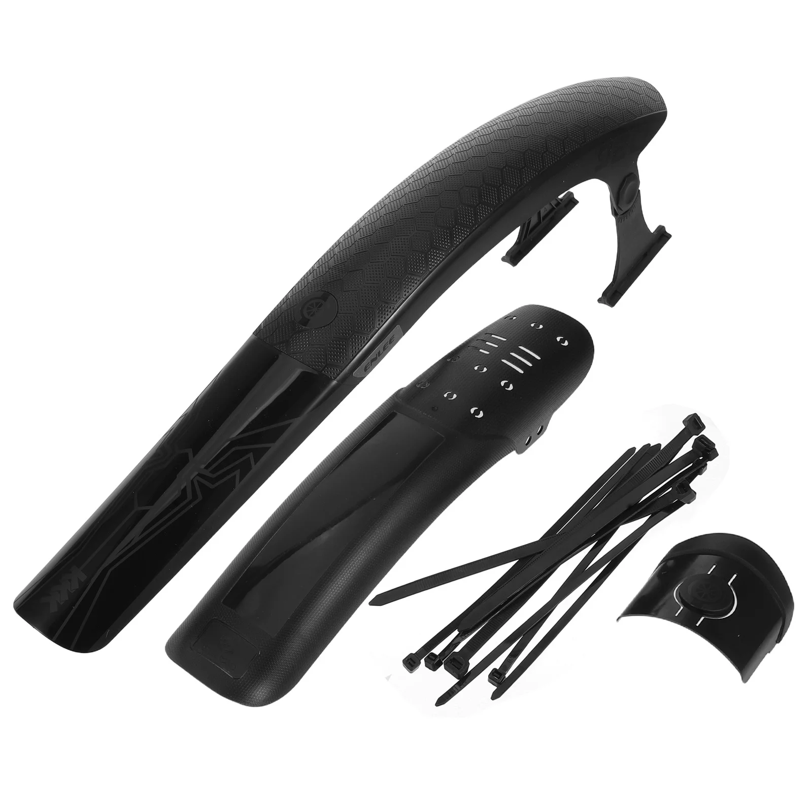 

1Set Mountain Bike Mudguard Extended Coverage Quick Release Adjustable Universal Rear Front Splash Guard for Downhill Ebike