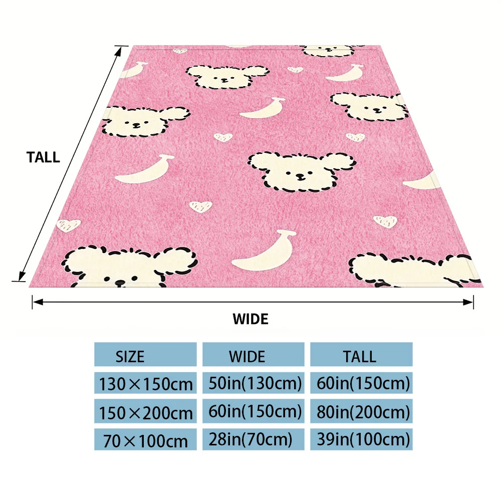 Puppy Blush Nap Blanket,Flannel Blanket,Suitable For Sofas,Beds,Cars,Rooms,Offices,Camping,Exquisite Gift Blankets