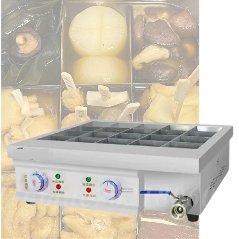 Fast Heating Wholesale Fryer Donut Machine 20/40 Grid Electric Cooking Malatang Incense Snack And Noodle Cooking Equipment