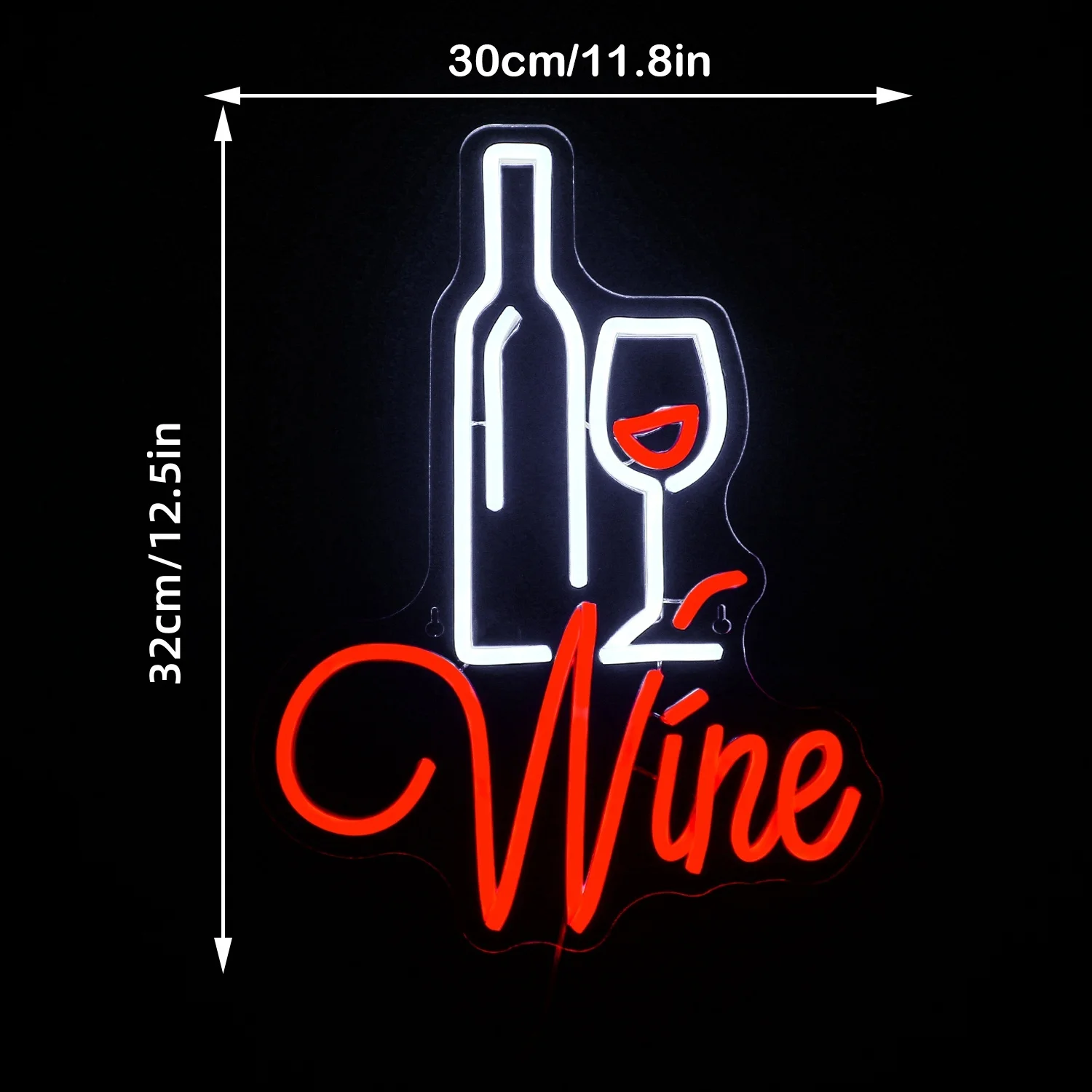 Wine glass Neon sign LED sig Wine neon Light lettering kitchen restaurant pub home club shop glowing sign Party Wall decoration