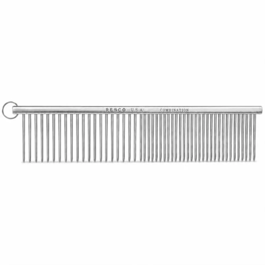 

Professional Dog Grooming Comb for Dogs, USA Made Metal Greyhound-Style Show Comb, Smooth Glide Pins for Groomers and Handlers