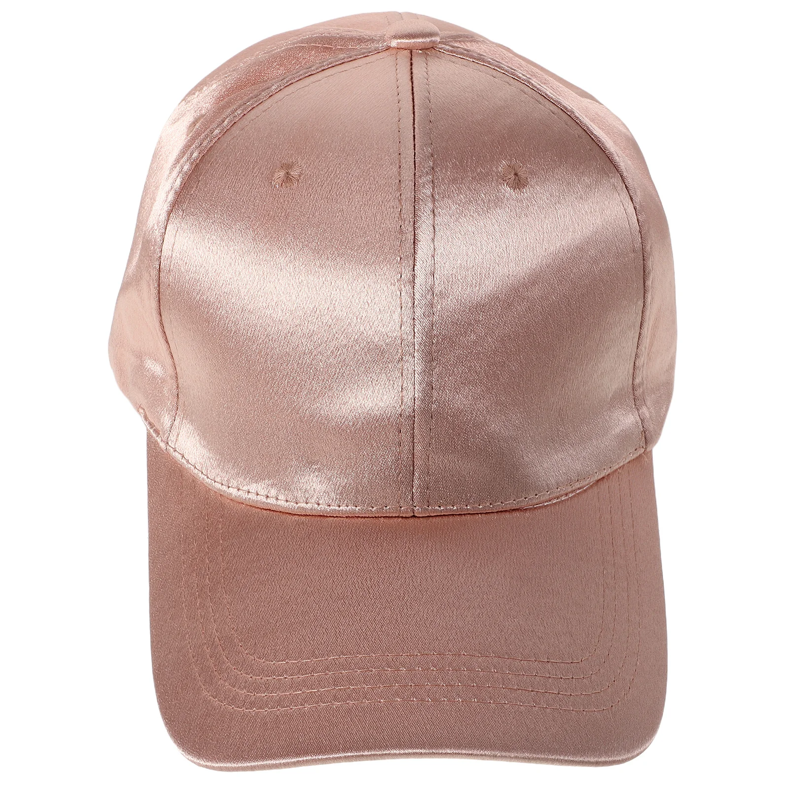 

Pure Color Satin Baseball Cap Trendy Korean Style Lightweight Summer Hat Youth Vintage Outdoor Sports Hat Men Women