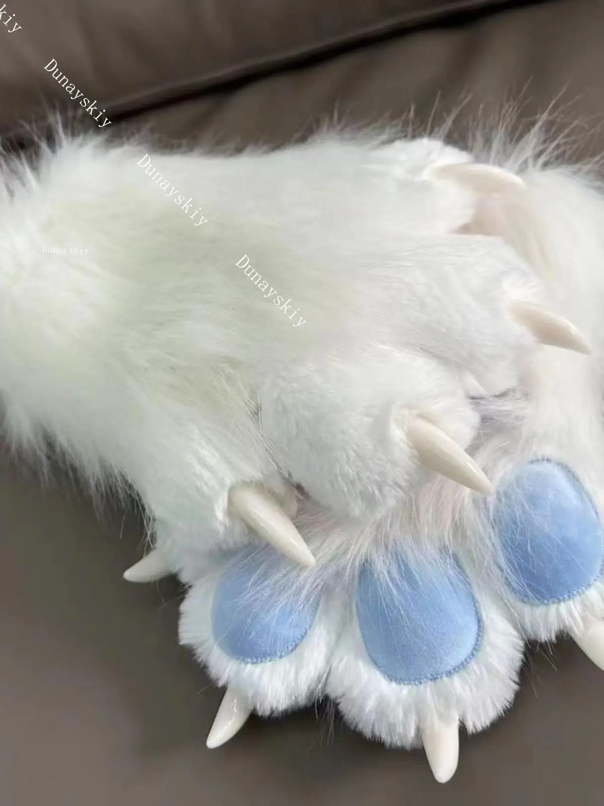 

Cute Plush Cosplay Costume Furry Color Animal Paw Gloves Cat Girl Gloves Cat Paw Cute Plush Fursuit Spot Finished Product