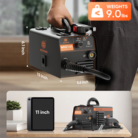 HZXVOGEN 145A Non-Gas Semi-automatic Welding Machine W/ Flux Core Wire For Gasless Iron Soldering Portable Home MIG Welder Tool