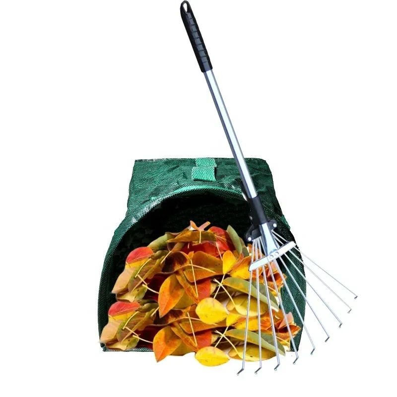 Factory Custom Made 53 Gallon PP Leaf Garden Bag 120L Reusable Lawn Waste Bags With Reinforced Carry Handles Outdoor Space