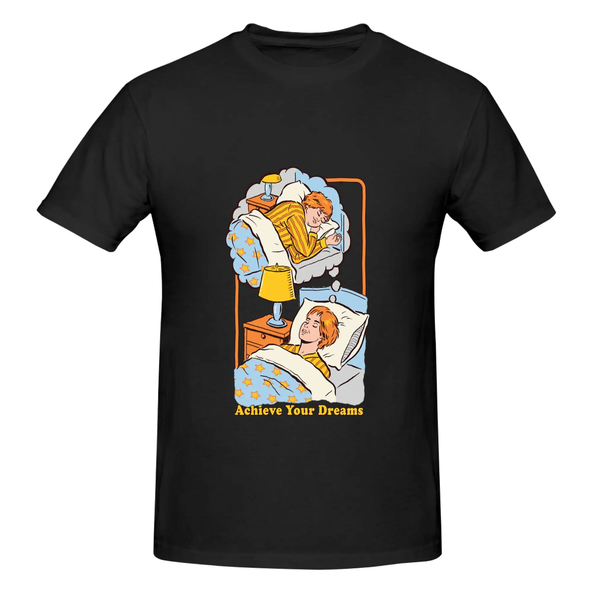Funny Achieve Your Dreams  Men's Printed T-Shirt Unisex T shirtKawaii