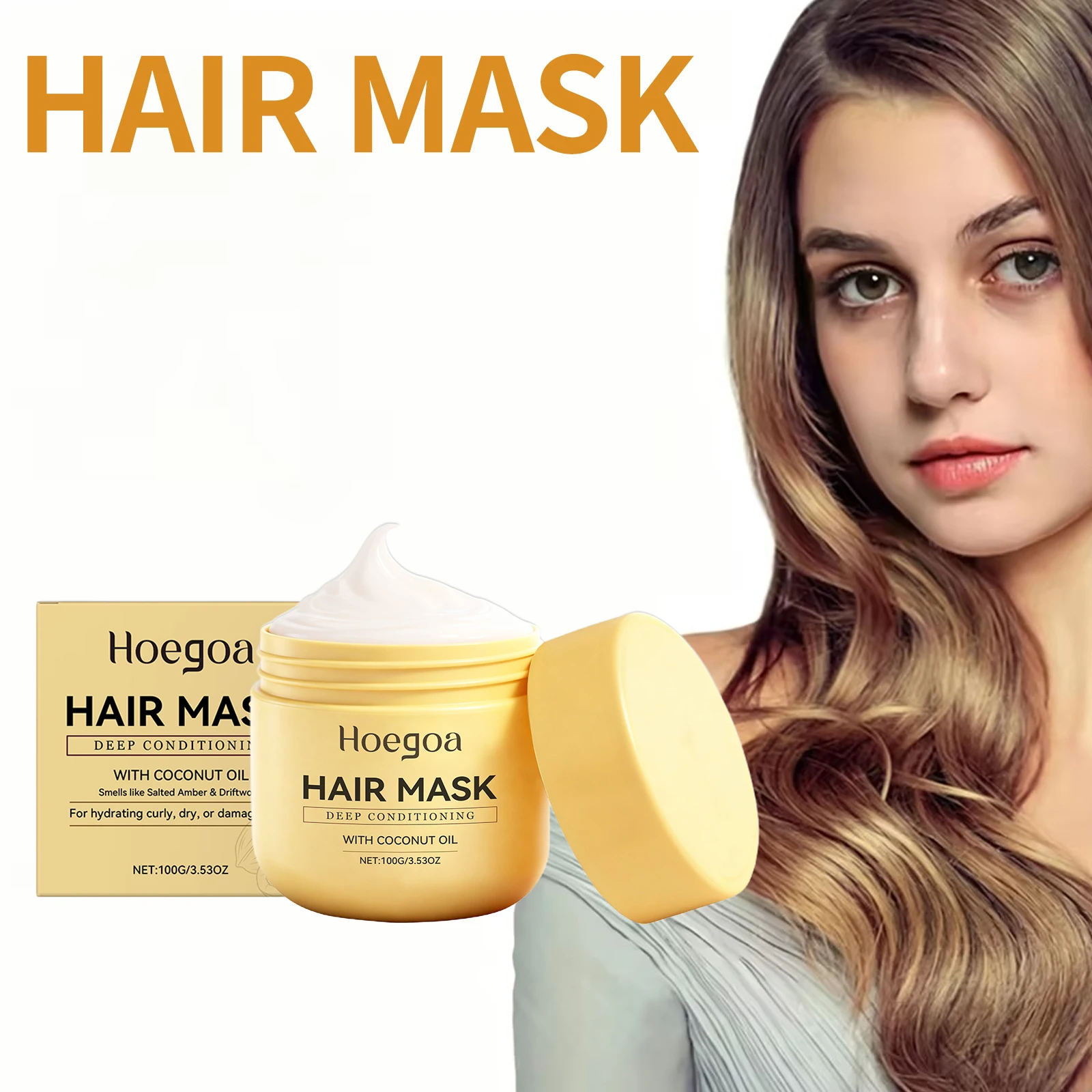 Hair Care For Hair Fall - Coconut Oil Moisturizing Hair Mask Hair