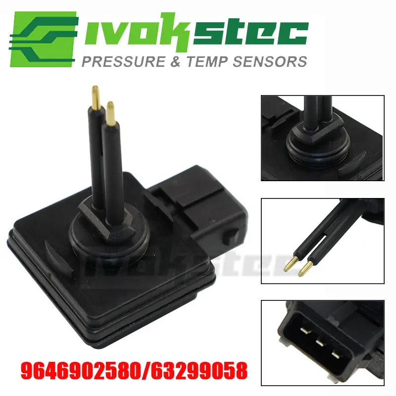 Coolant Level Sensor Water Radiator Detector 9646902580 for Peugeot 63299058 1306.C0, 63 299 058 PSA, 1306C3