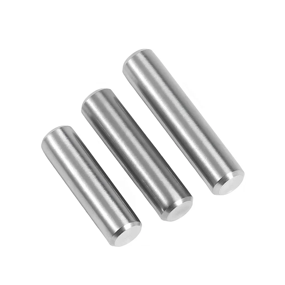 Pasador de localización cilíndrico M10 M12, pasadores de bloqueo de eje fijo de Metal de acero inoxidable 304, barra redonda, varilla sólida L = 16/20/25/30-100mm