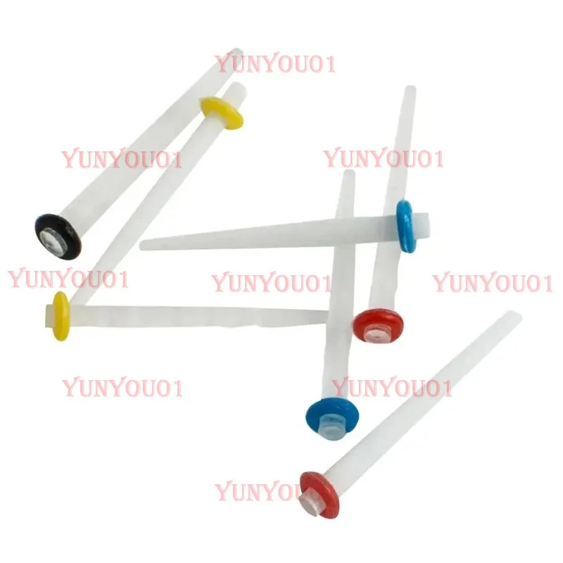 200 Pieces/box Dental Fiber Column Kit, Glass Resin Straight Screws, Variegated Transparent/