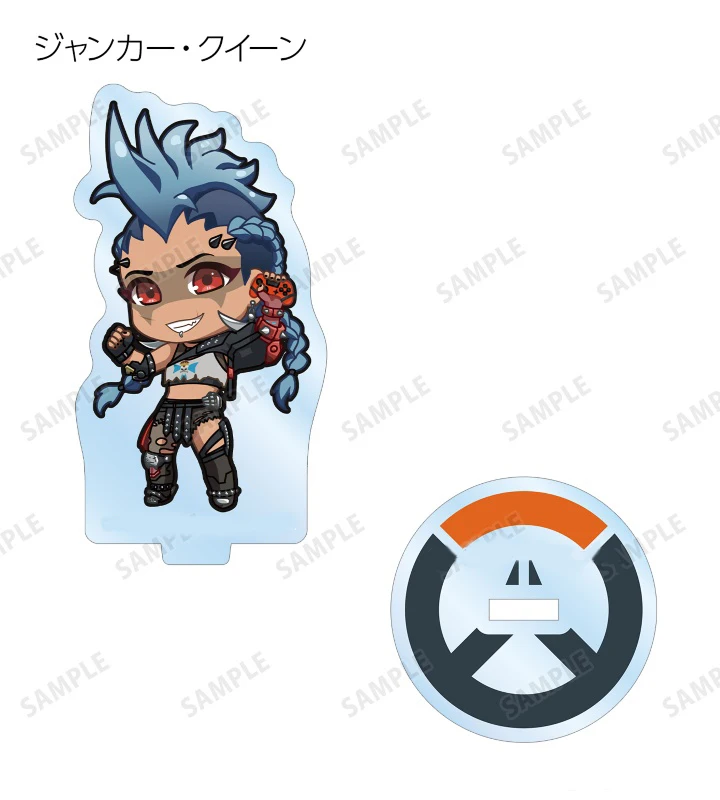 Anime Game Overwatch Acrylic Stand Model Cosplay Characters Ornament Accessories Good Collection Gifts 10cm view 3