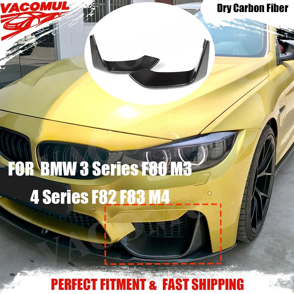 

Сплиттеры и канарды VACOMUL из сухого карбона для BMW 3 серии F80 M3, 4 серии F82 F83 M4 2014-2017, декоративные элементы из FRP для автомобиля
